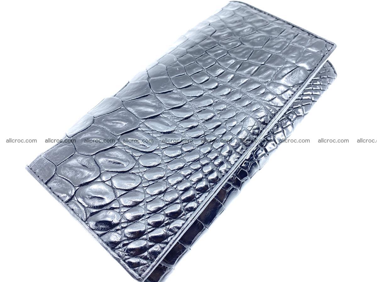Crocodile leather wallet long wallet trifold 655 Foto 2