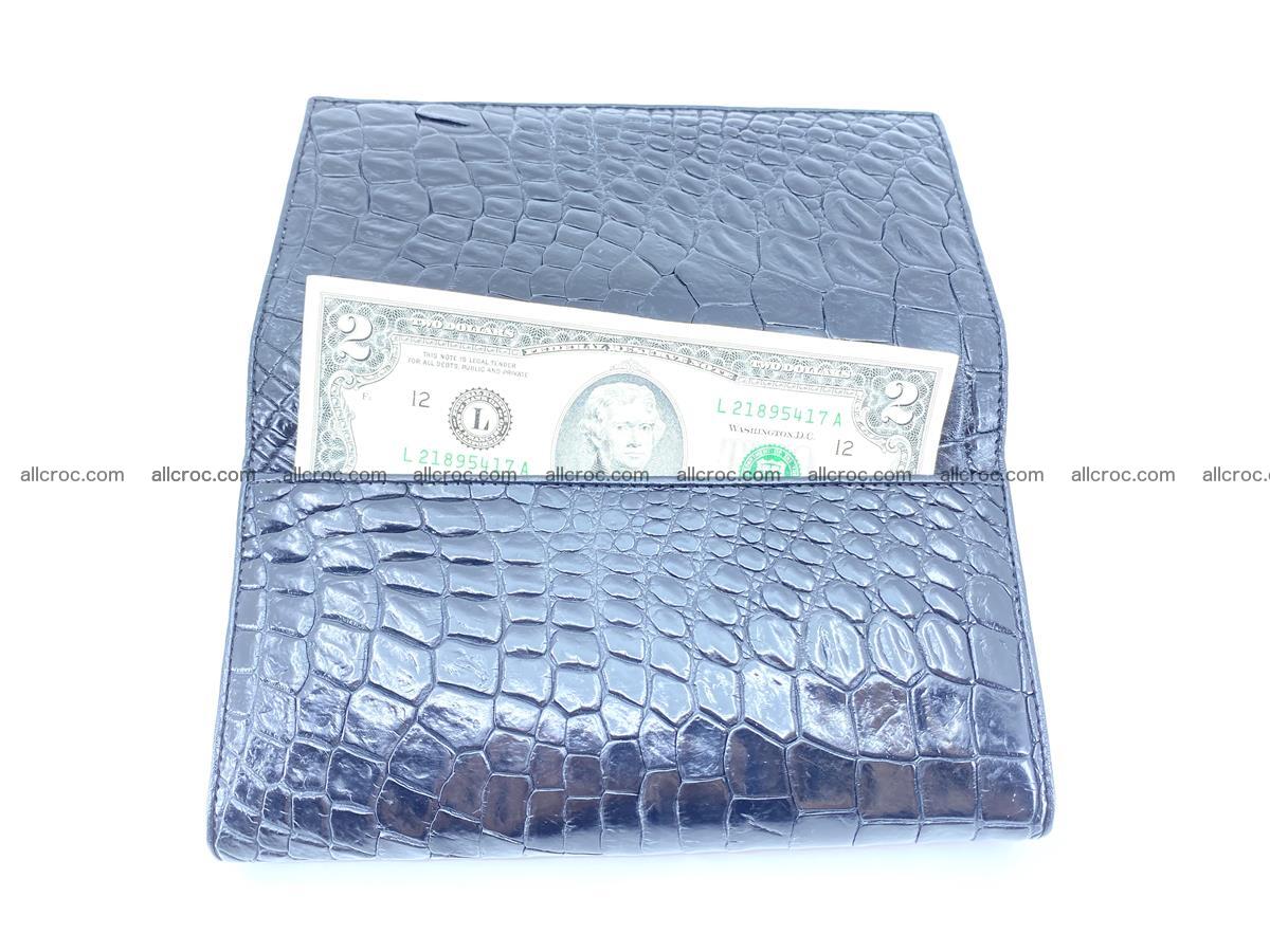 Crocodile leather wallet long wallet trifold 655 Foto 1
