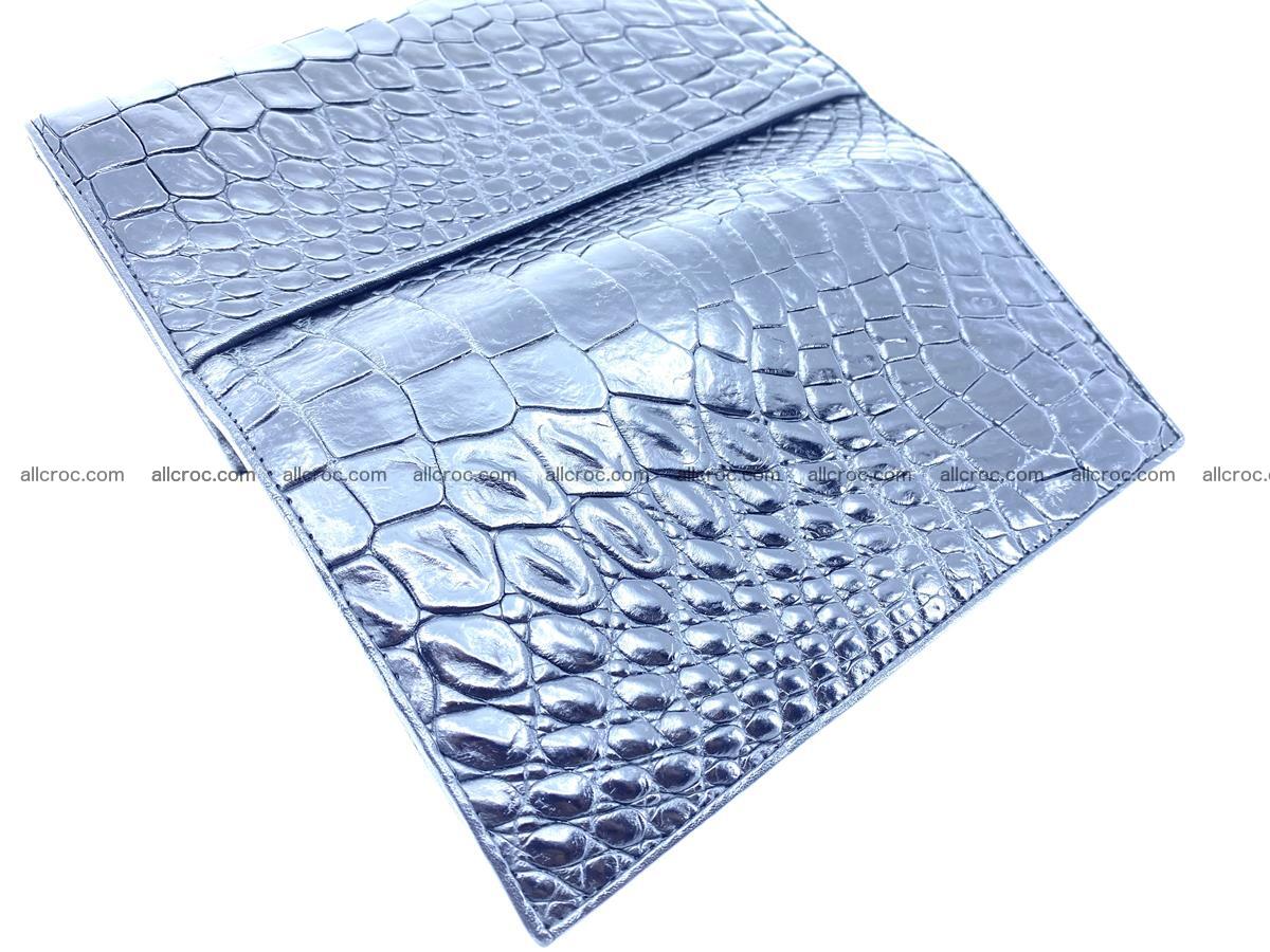 Crocodile leather wallet long wallet trifold 655 Foto 7