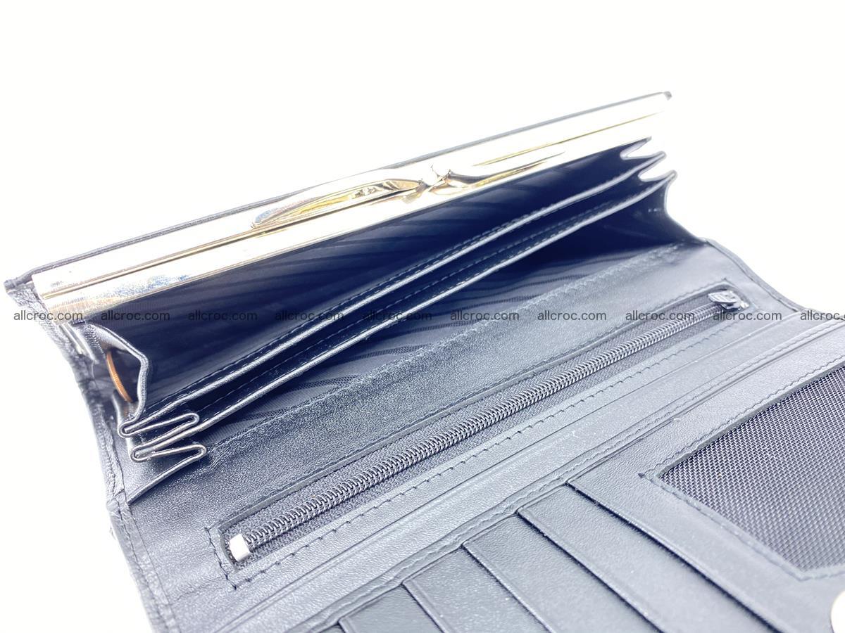 Crocodile leather wallet long wallet trifold 655 Foto 6