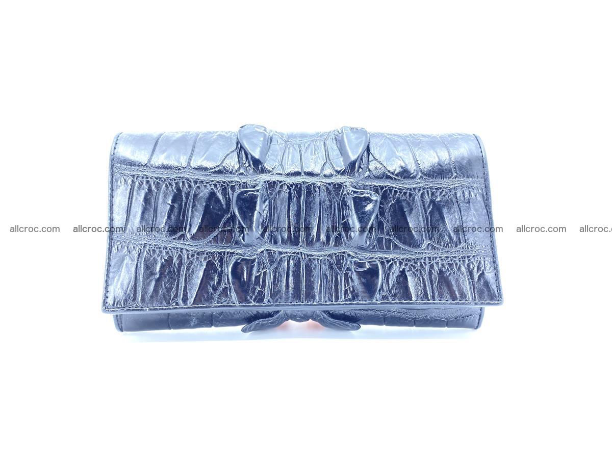 Crocodile leather wallet long wallet trifold 652 Foto 0