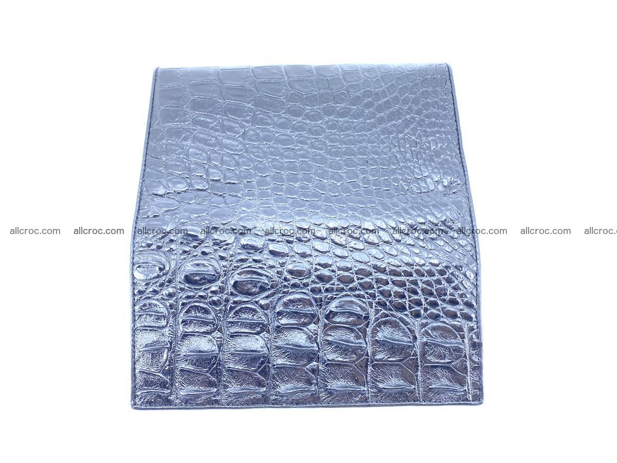 Crocodile leather wallet long wallet trifold 650 Foto 4