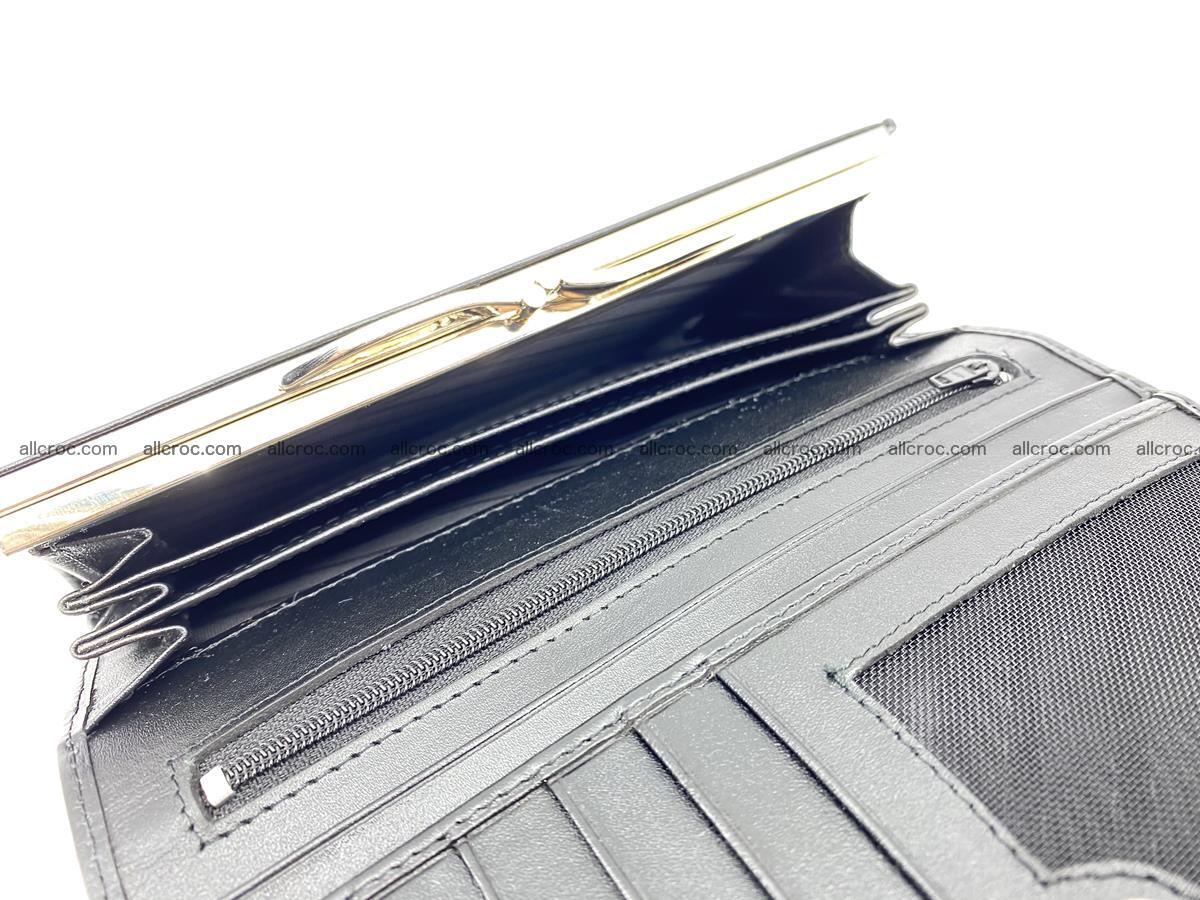 Crocodile leather wallet long wallet trifold 650 Foto 7