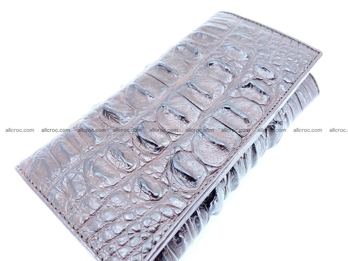 Crocodile leather wallet long wallet trifold 651 Foto 2