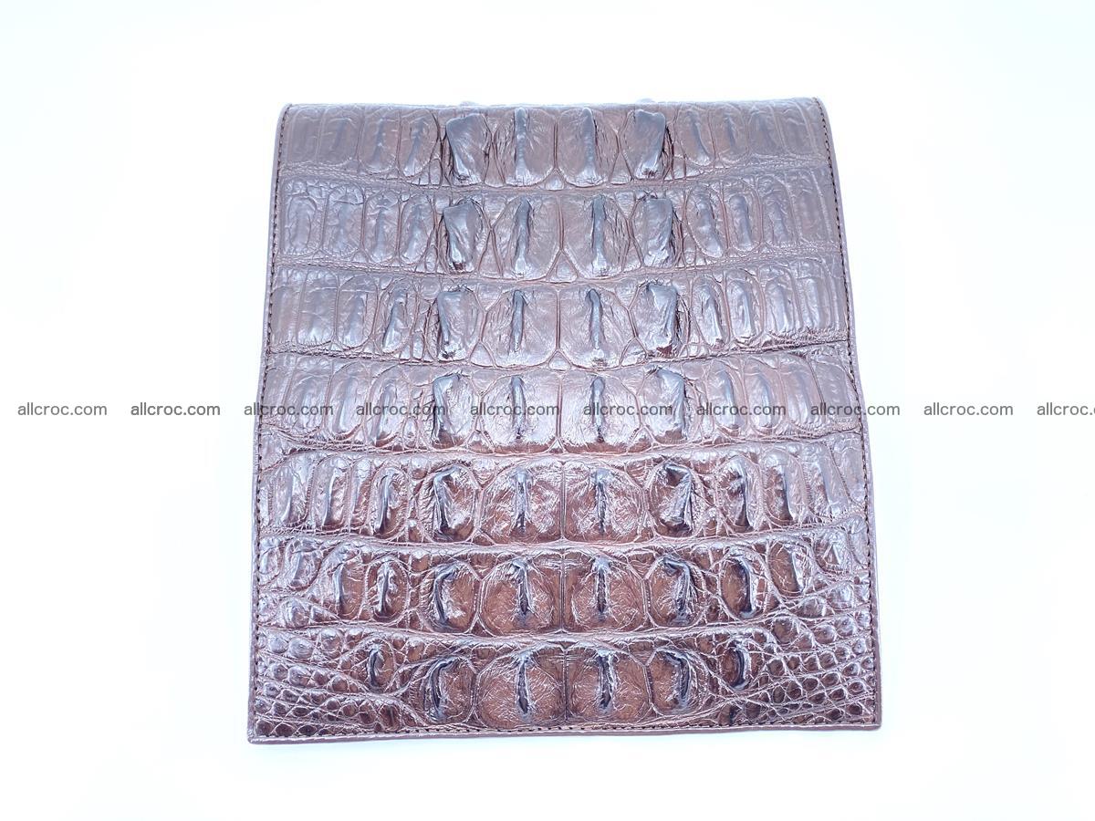 Crocodile leather wallet long wallet trifold 651 Foto 7