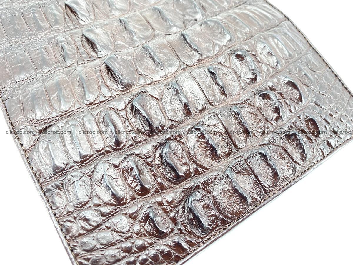 Crocodile leather wallet long wallet trifold 651 Foto 8