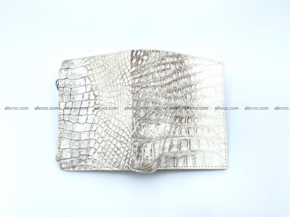 Crocodile leather vertical wallet HK 645 Foto 2