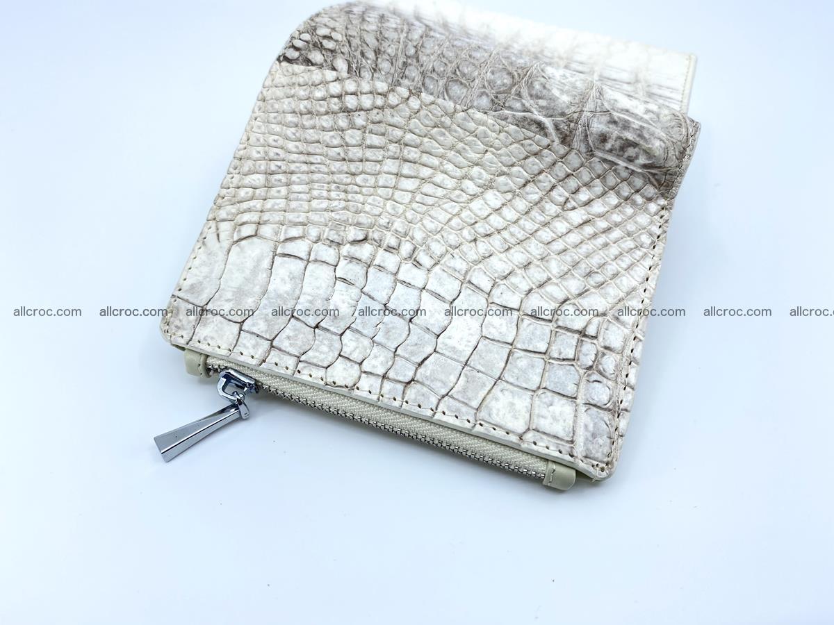 Crocodile leather vertical wallet HK 645 Foto 3