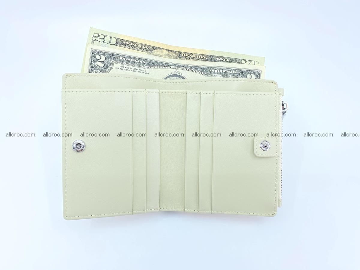Crocodile leather vertical wallet HK 645 Foto 5