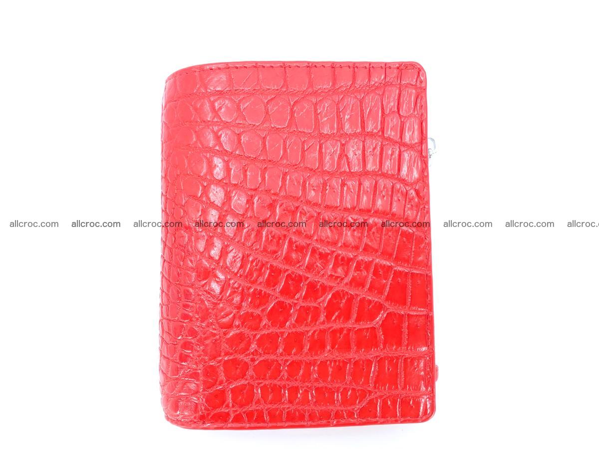 Crocodile leather vertical wallet HK 646 Foto 0