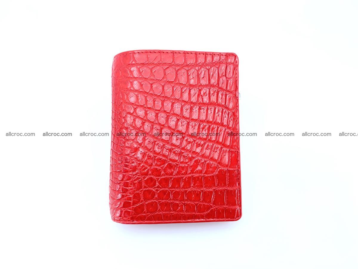 Crocodile leather vertical wallet HK 646 Foto 1