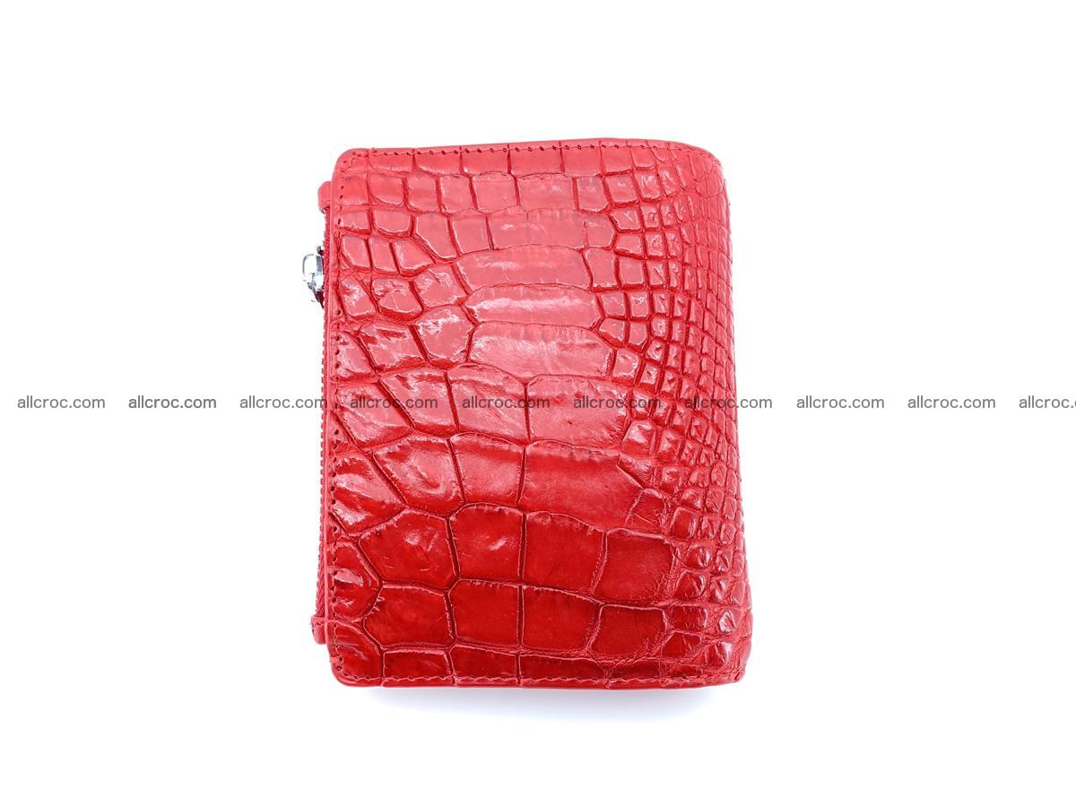 Crocodile leather vertical wallet HK 646 Foto 2