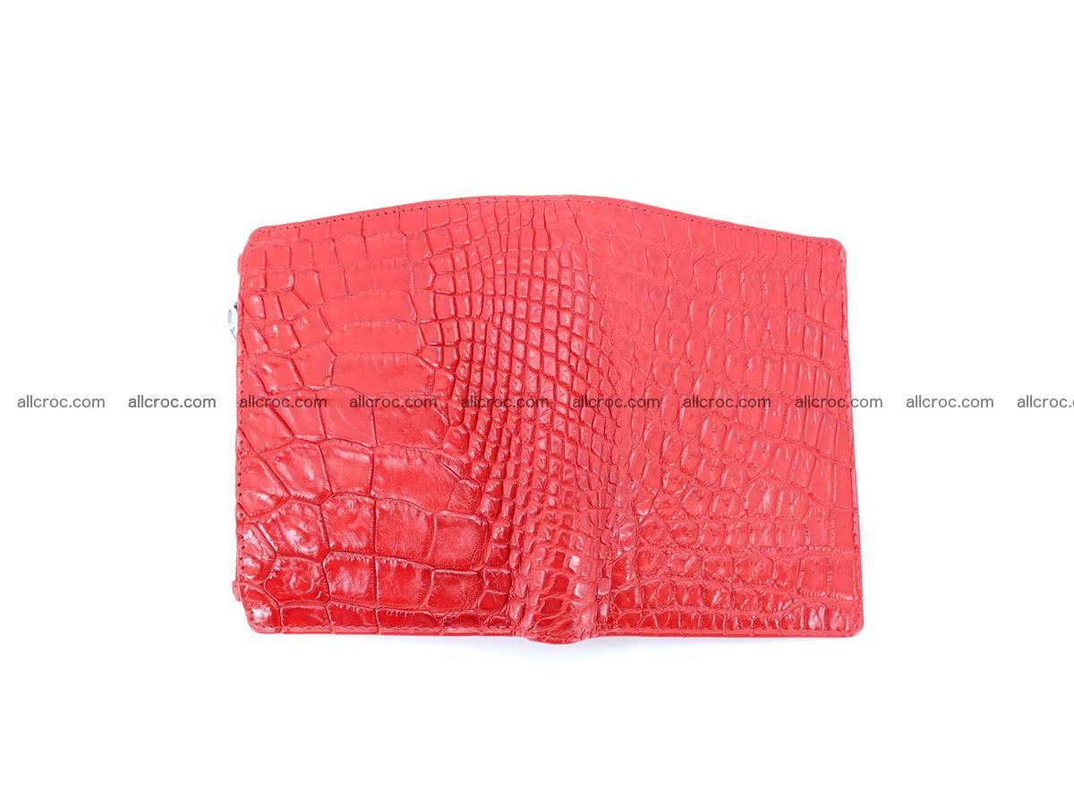 Crocodile leather vertical wallet HK 646 Foto 5