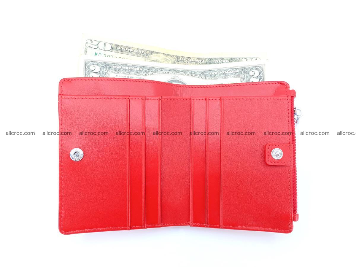 Crocodile leather vertical wallet HK 646 Foto 6