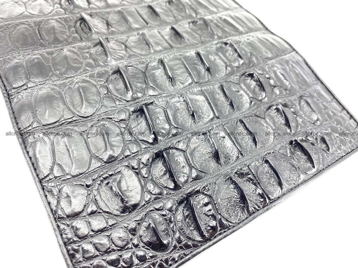 Crocodile leather wallet long wallet trifold 653 Foto 4