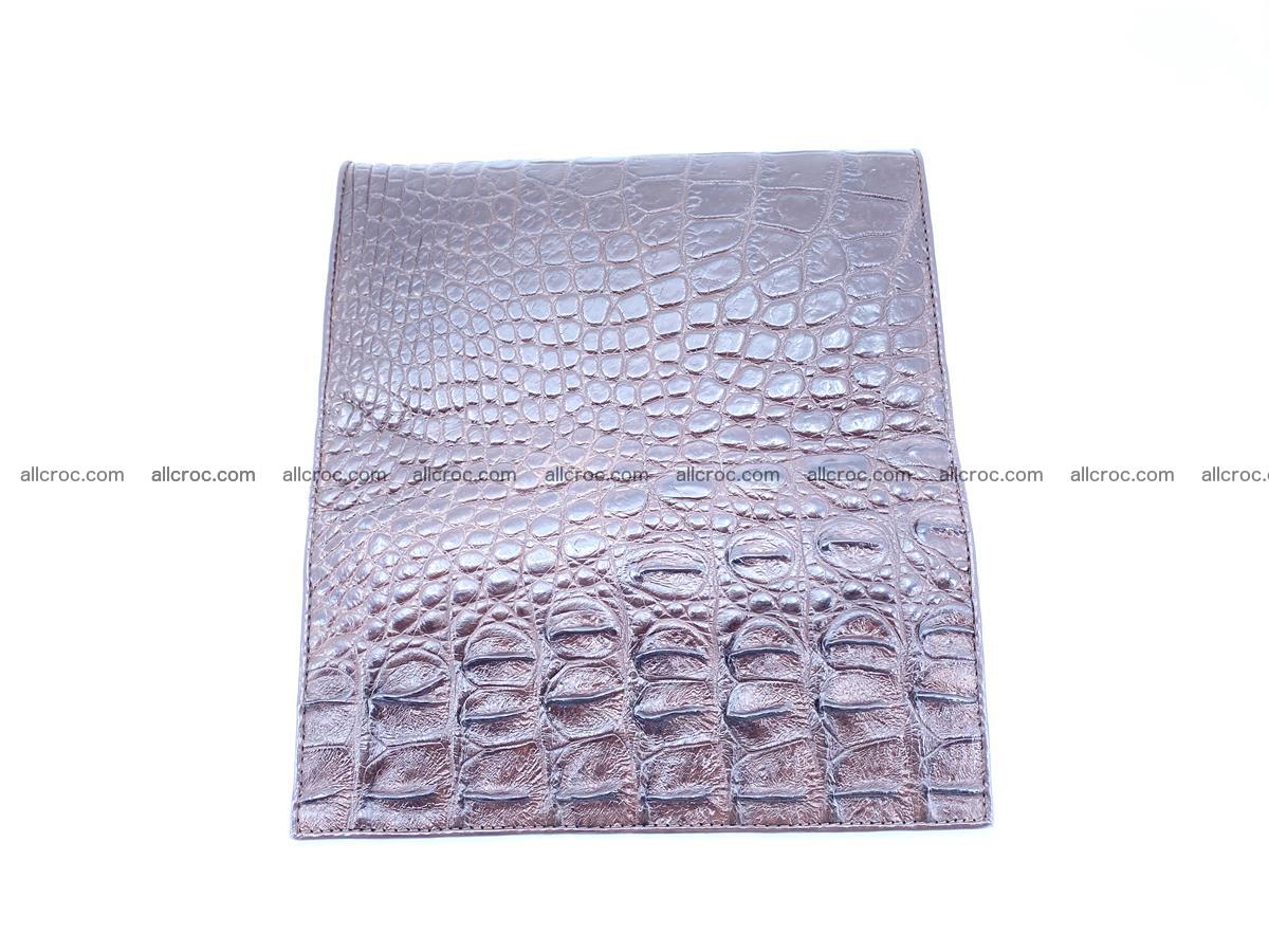 Crocodile leather wallet long wallet trifold 649 Foto 7