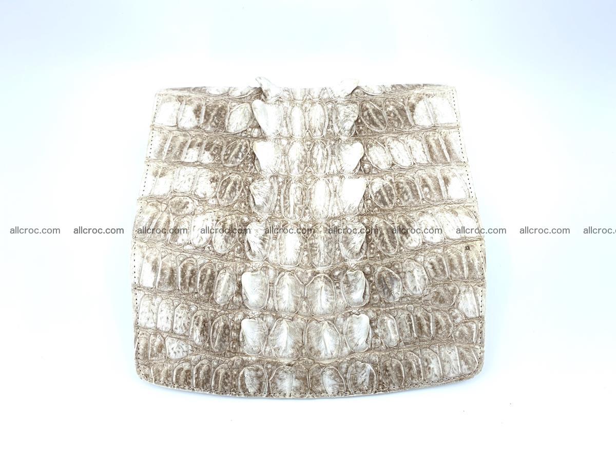 Long wallet trifold from Siamese crocodile leather 511 Foto 4