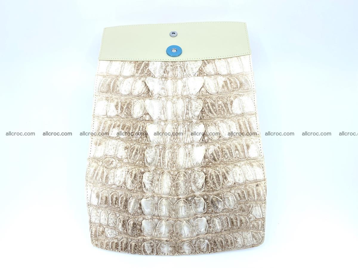 Long wallet trifold from Siamese crocodile leather 511 Foto 6