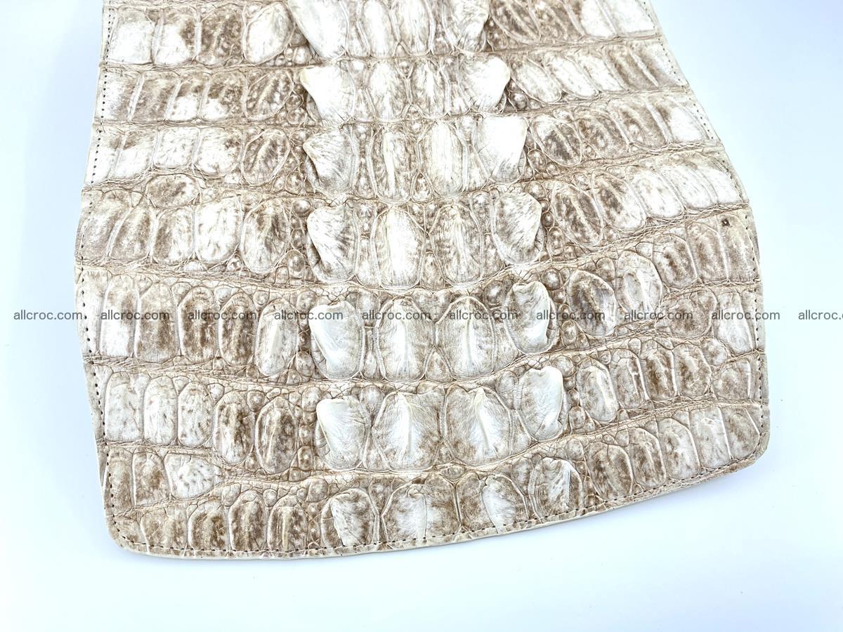 Long wallet trifold from Siamese crocodile leather 511 Foto 7