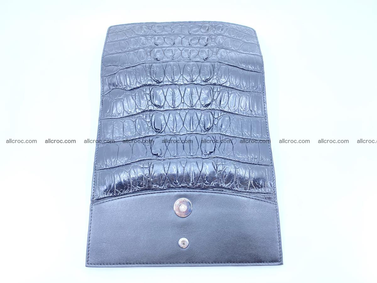Long wallet trifold from Siamese crocodile leather 510 Foto 7