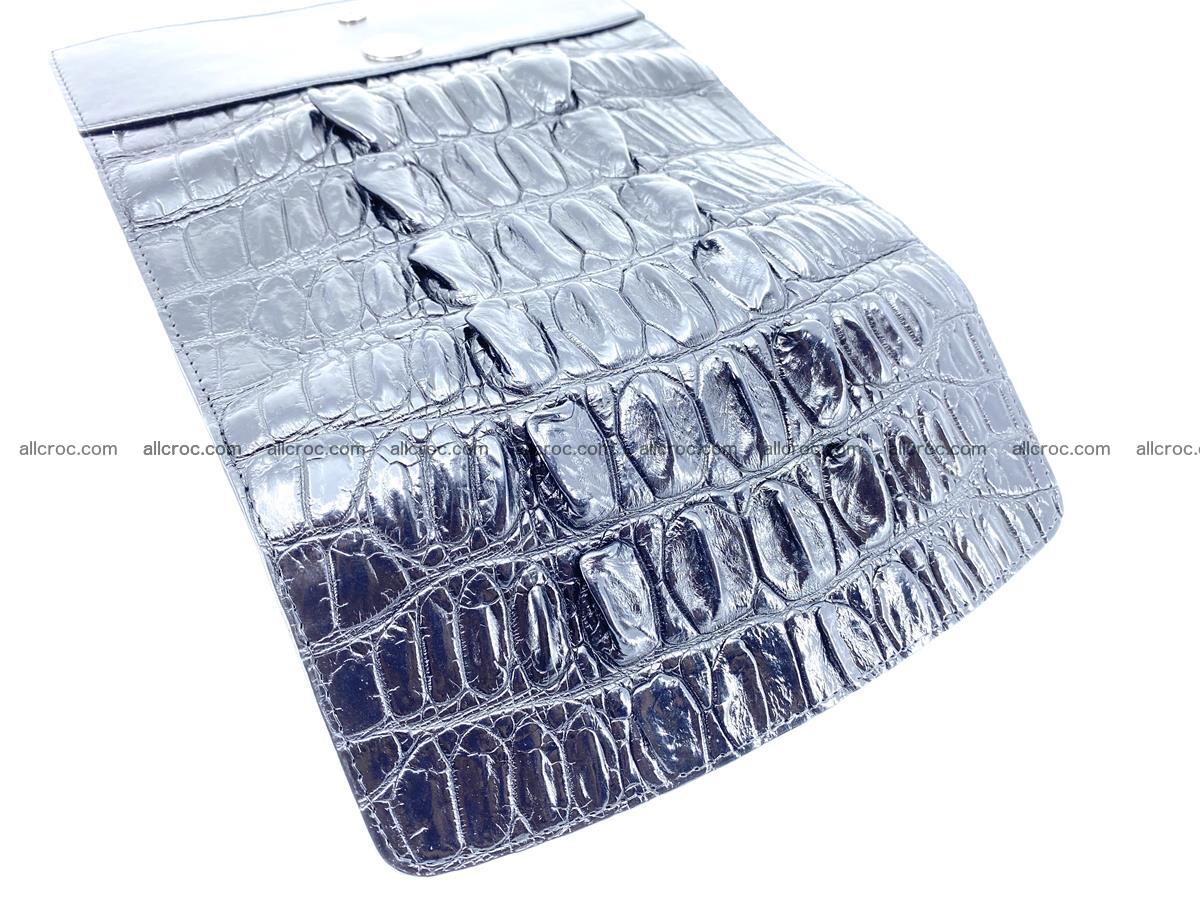 Long wallet trifold from Siamese crocodile leather 510 Foto 4
