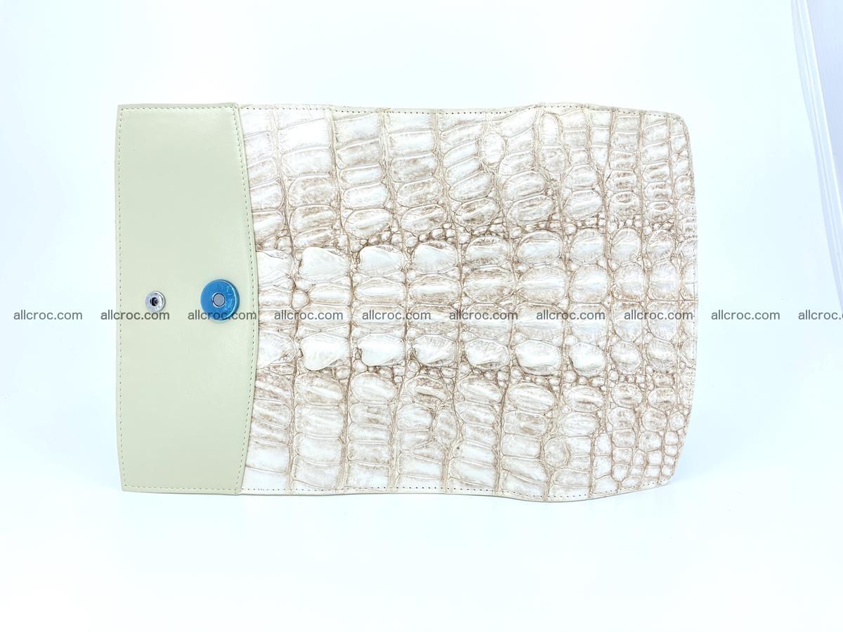 Long wallet trifold from Siamese crocodile leather 512 Foto 7