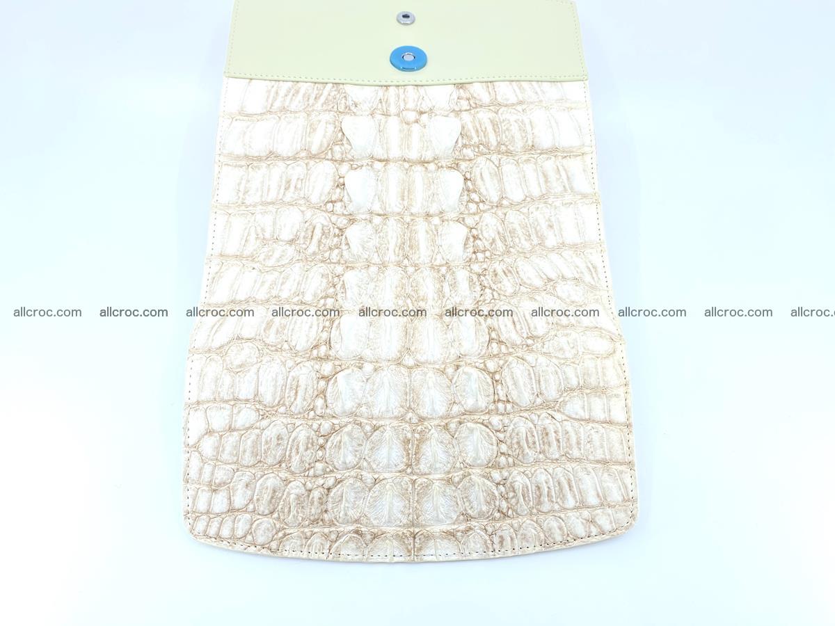 Long wallet trifold from Siamese crocodile leather 512 Foto 8