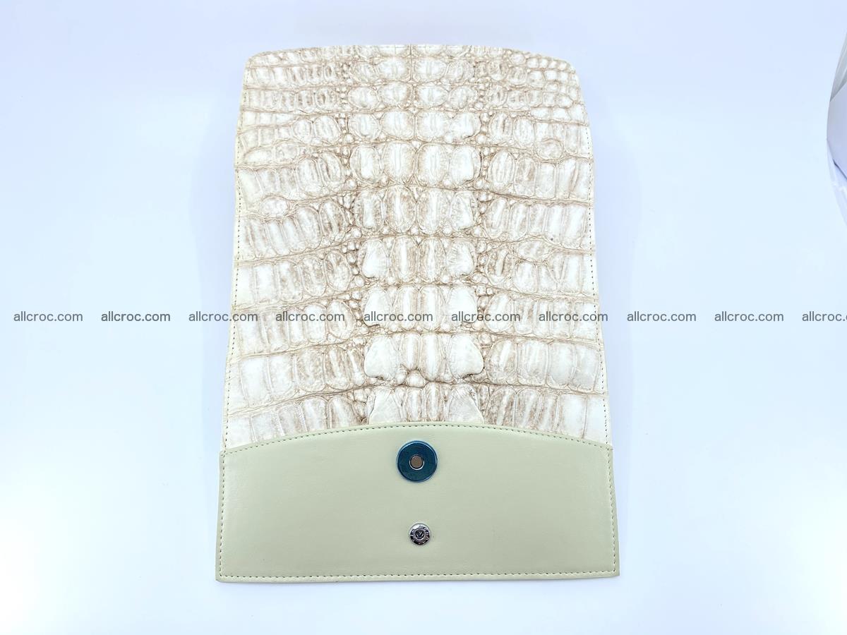 Long wallet trifold from Siamese crocodile leather 512 Foto 9