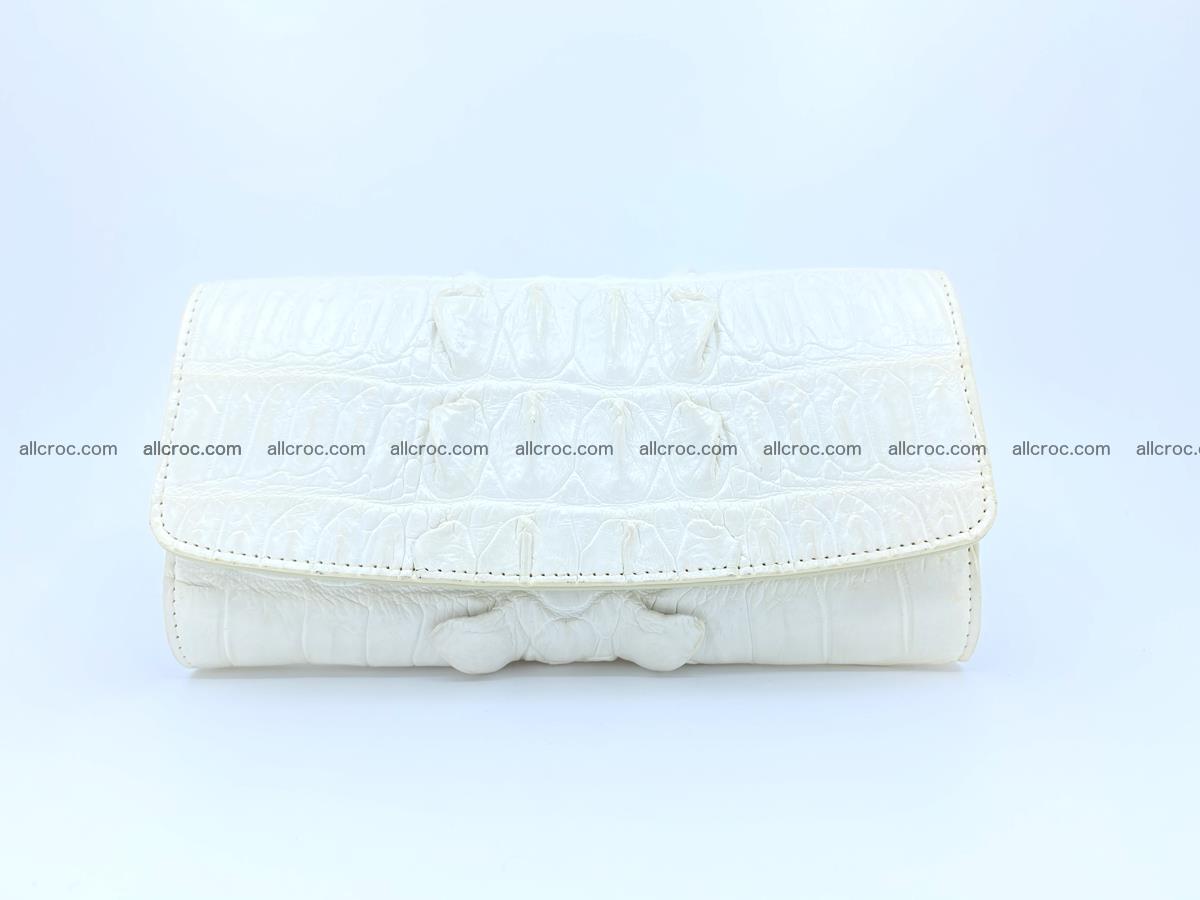 Long wallet trifold from Siamese crocodile leather 513 Foto 0