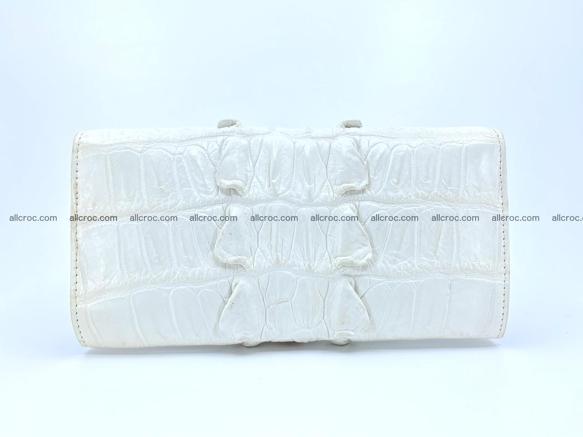 Long wallet trifold from Siamese crocodile leather 513 Foto 1