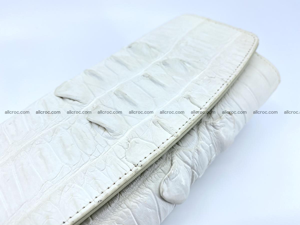 Long wallet trifold from Siamese crocodile leather 513 Foto 2