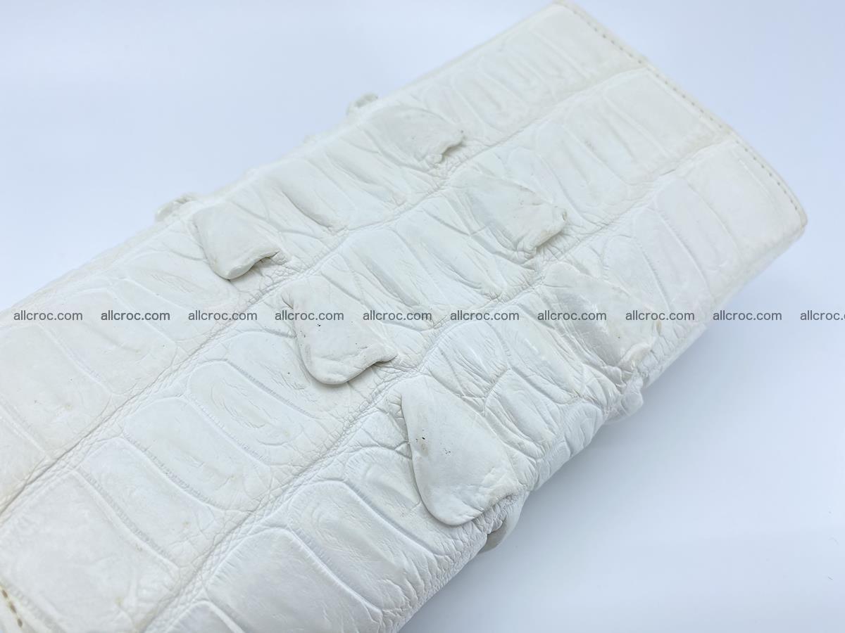 Long wallet trifold from Siamese crocodile leather 513 Foto 3