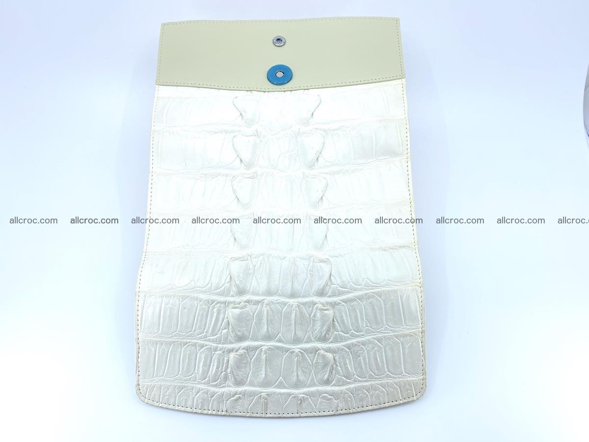 Long wallet trifold from Siamese crocodile leather 513 Foto 9