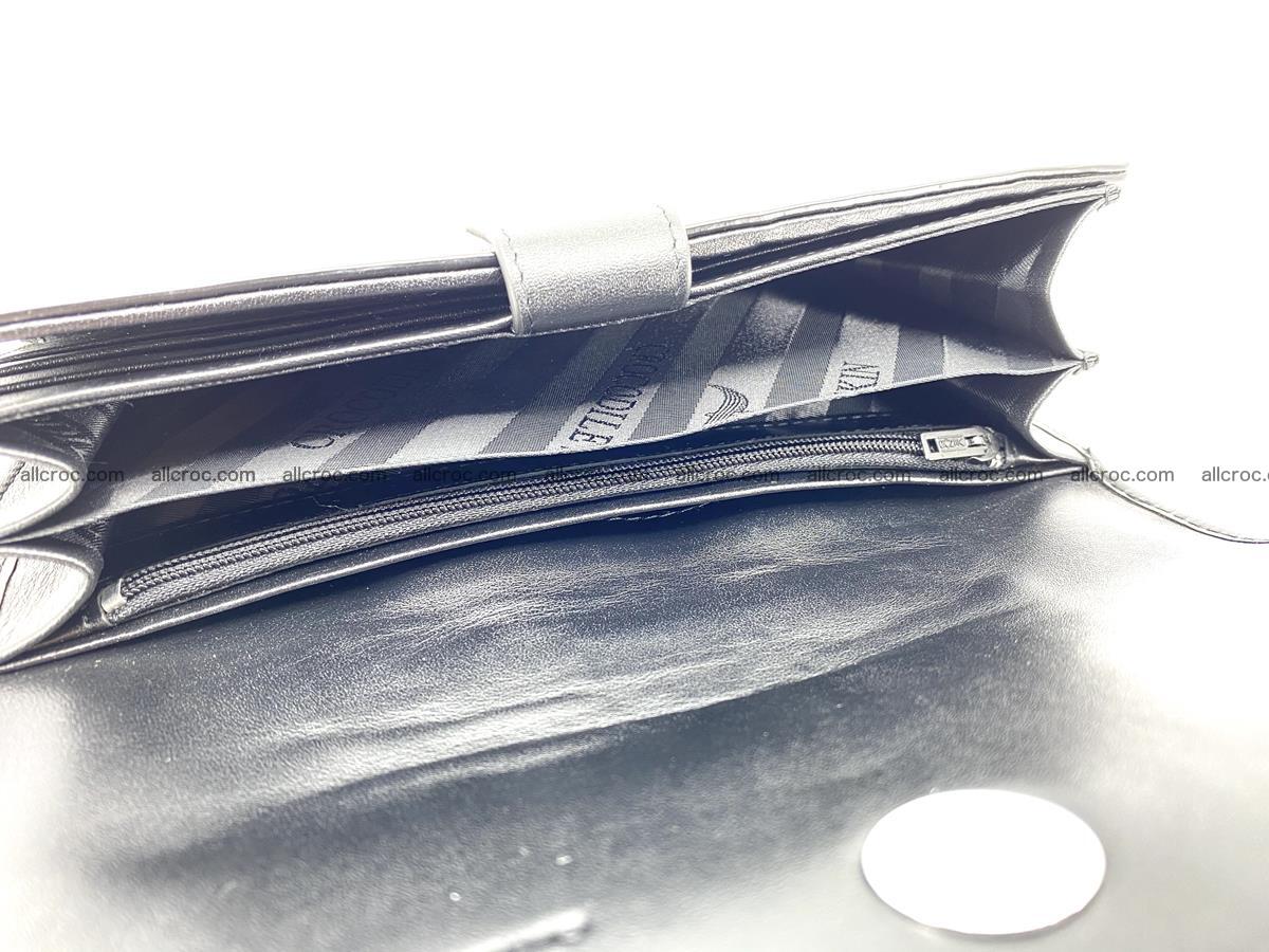 Long wallet trifold from Siamese crocodile leather 510 Foto 10