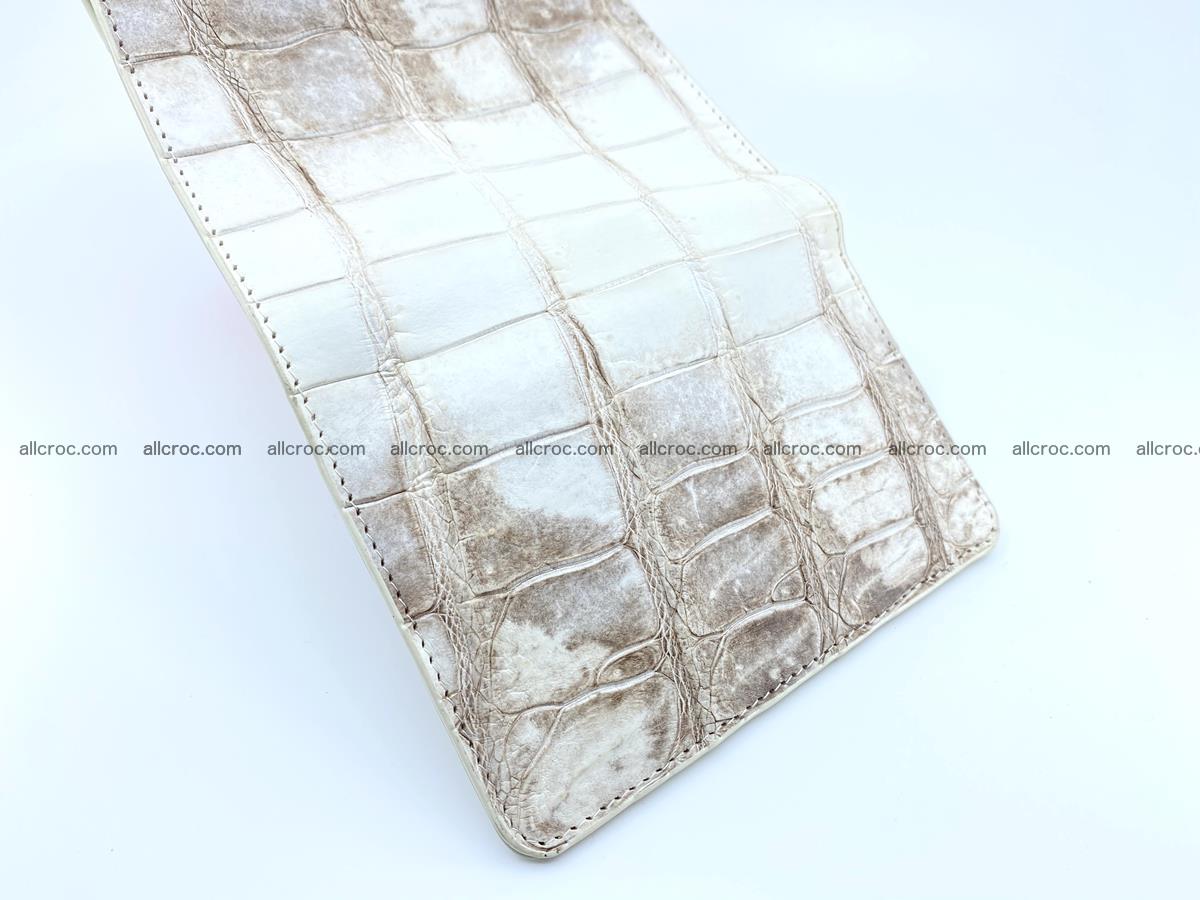 Siamese crocodile skin wallet for women belly part trifold medium size 450 Foto 7