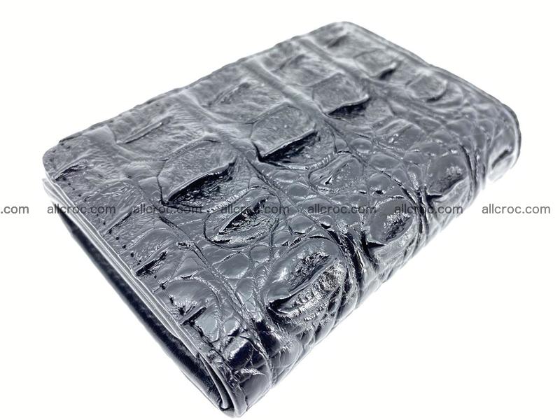 Siamese crocodile skin wallet for women trifold medium size 451
