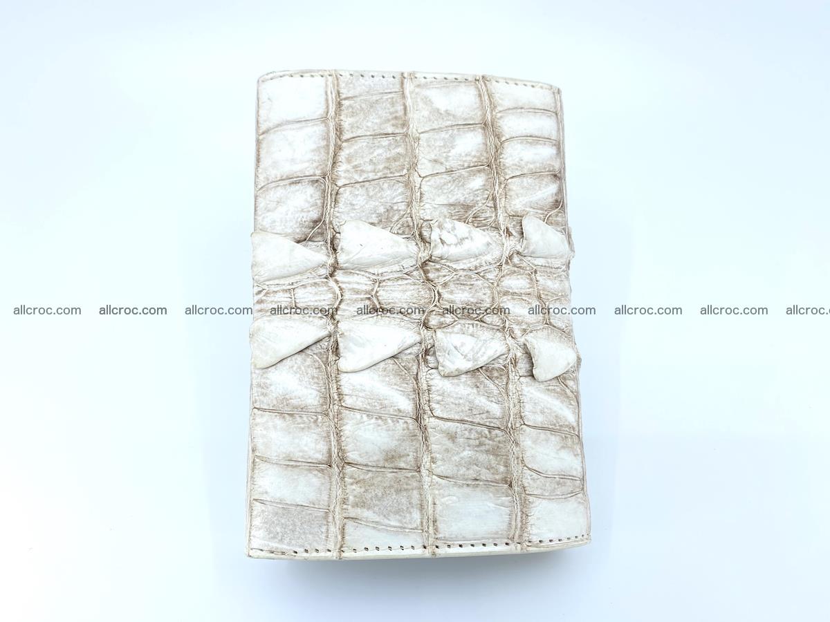 Siamese crocodile skin wallet for women 448 Foto 4