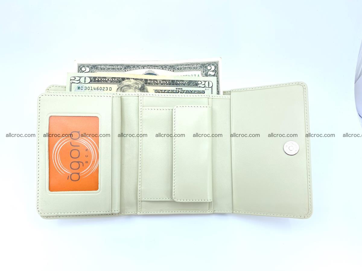 Siamese crocodile skin wallet for women 448 Foto 7