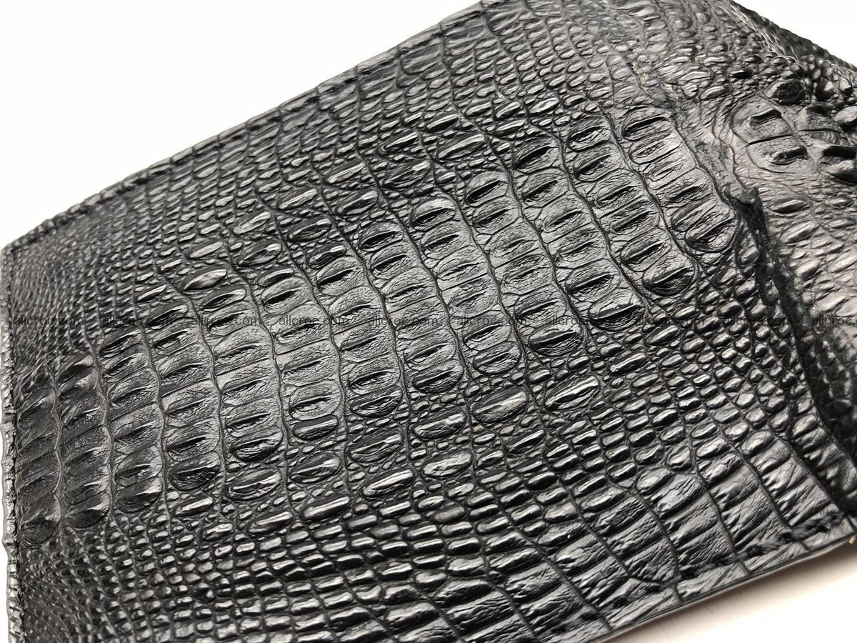 Siamese crocodile skin wallet with genuine crocodile head 508 Foto 6