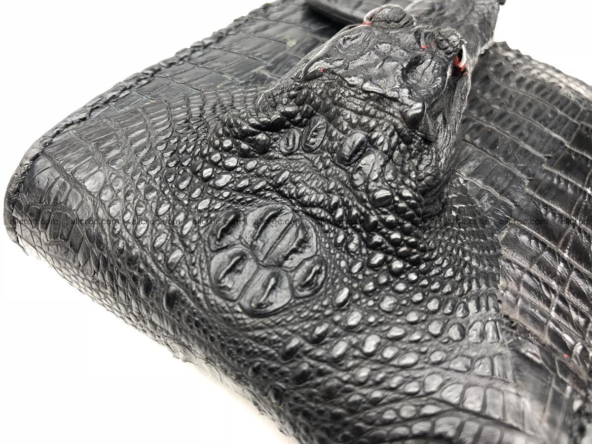 Siamese crocodile skin wallet with genuine crocodile head 509 Foto 6