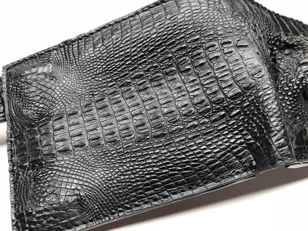 Siamese crocodile skin wallet with genuine crocodile head 509 Foto 5