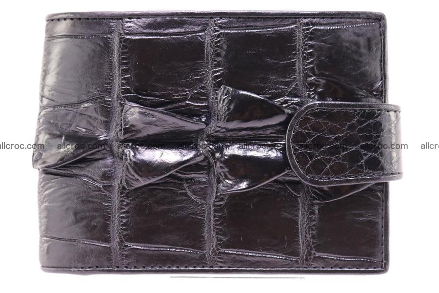 Siamese crocodile wallet with half belt and coins compartment 273