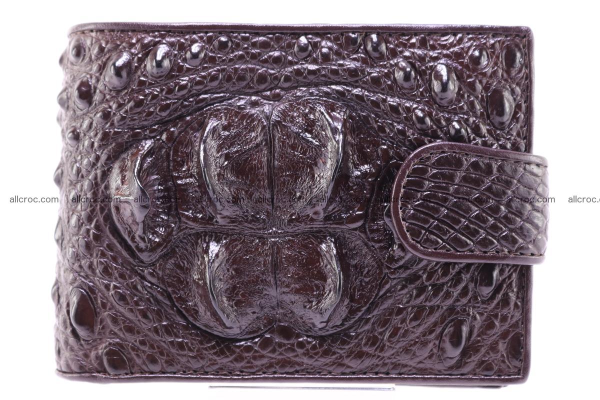 Siamese crocodile wallet with half belt and coins compartment 274 Foto 0