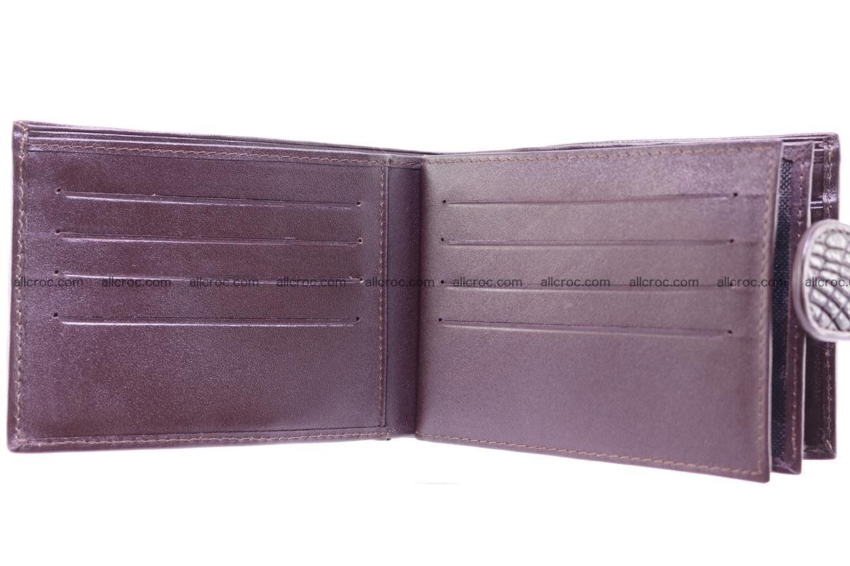 Siamese crocodile wallet with half belt and coins compartment 276 Foto 7