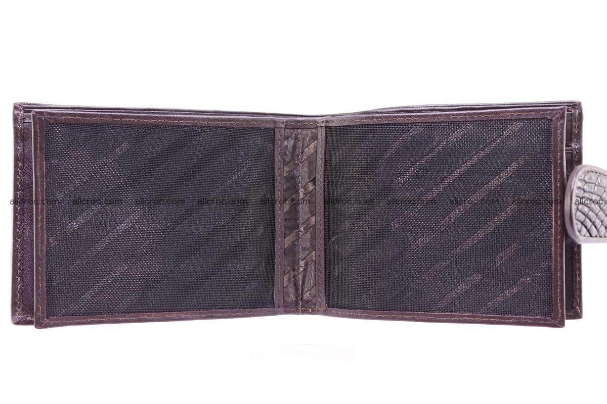 Siamese crocodile wallet with half belt and coins compartment 276 Foto 8