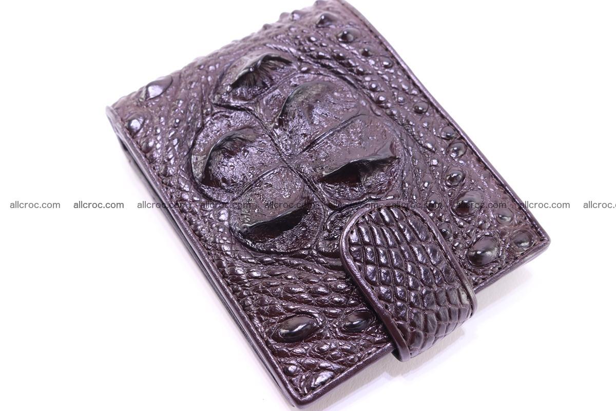 Siamese crocodile wallet with half belt and coins compartment 274 Foto 9