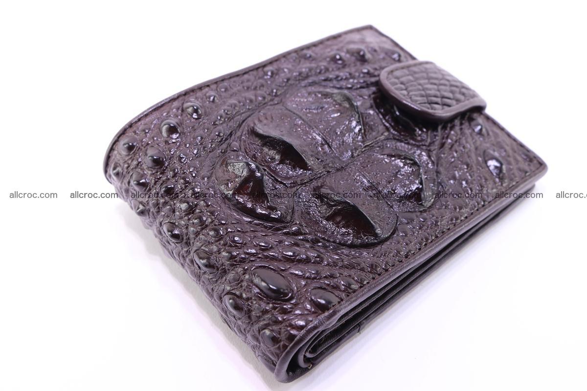 Siamese crocodile wallet with half belt and coins compartment 274 Foto 4