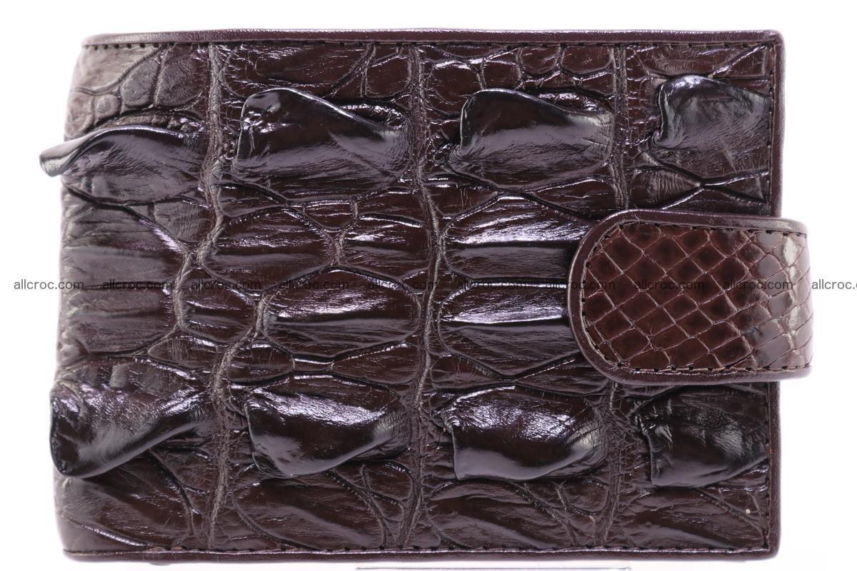 Siamese crocodile wallet with half belt and coins compartment 276 Foto 0