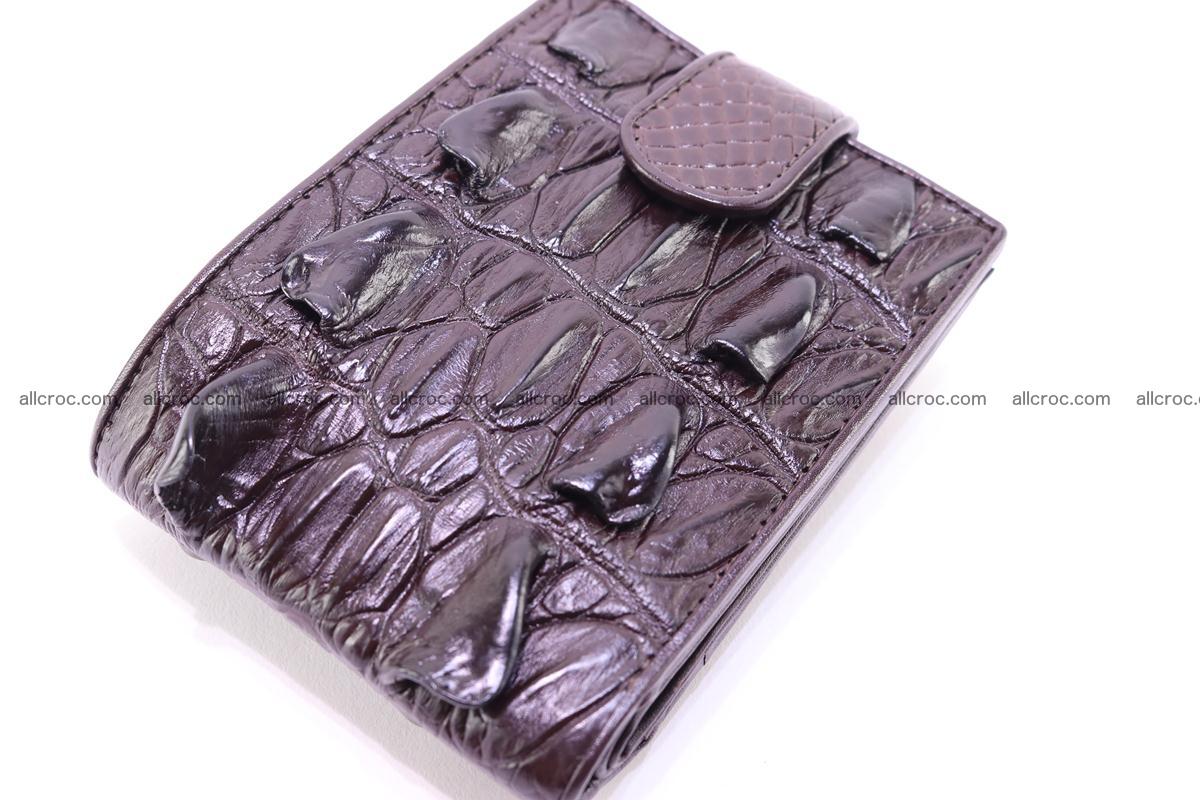 Siamese crocodile wallet with half belt and coins compartment 276 Foto 5