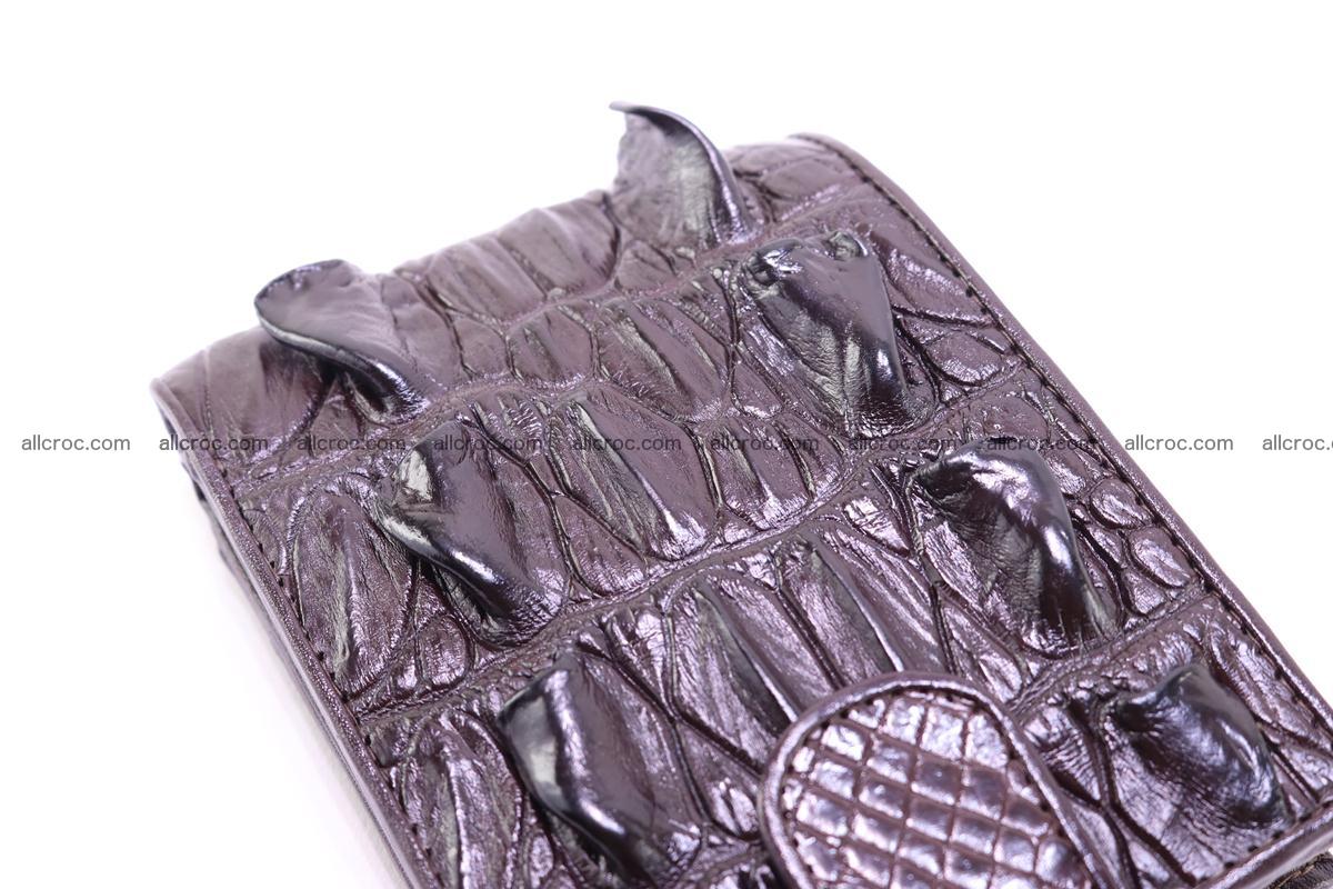 Siamese crocodile wallet with half belt and coins compartment 276 Foto 4